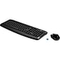HP 300 3ML04AA#ABL Wireless Keyboard and Mouse Combo, Black