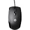 HP X500 Wired Ambidextrous Optical USB Mouse, Black (E5E76AA#ABA)