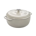 Lodge Oyster Enameled Cast Iron  6 Quart Dutch Oven Oyster EC6D13
