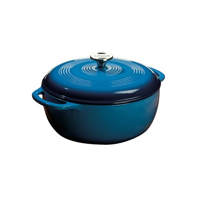 Lodge Enameled Cast Iron 6 Quart Dutch Oven Blue EC6D33