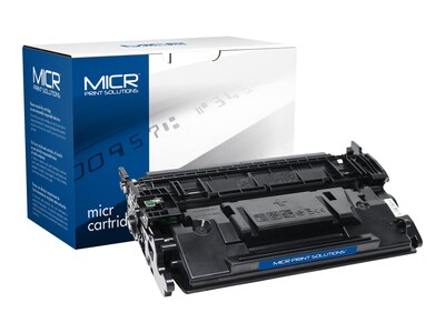 MICR Print Solutions Compatible Black High Yield MICR Toner Cartridge Replacement for HP 89X (CF289X)