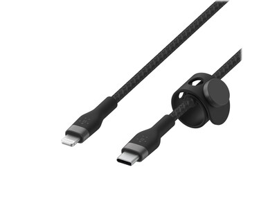 Belkin BOOST CHARGE PRO Flex Lightning to USB for iPhone/iPad, Black (CAA011bt2MBK)