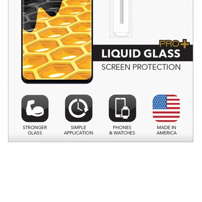 cellhelmet Liquid Glass PRO+ Screen Protector for Phones and Watches with Glass Screens, (LSP-PHONE-