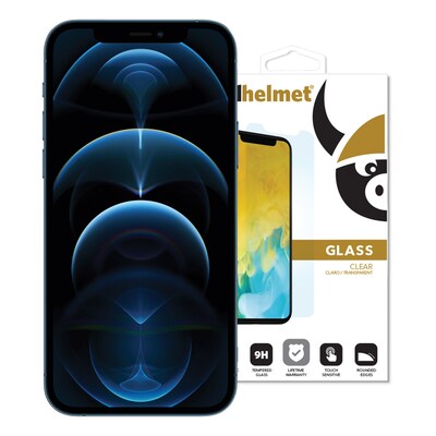 cellhelmet Tempered Glass Screen Protector for Apple iPhone 12/12 Pro, (Temp-iPhone-6.1-2020)