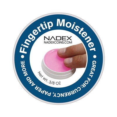 Nadex Coins .375 oz. Fingertip Moistener, White (NWHNCC11131)