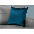 Monarch Specialties 18 x 18 Polyester Blue Accent Pillow (I 9308)