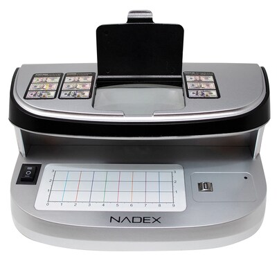 Nadex Coins V27 Desktop UV Counterfeit Detector with Micro Print Magnifier (NCC1-1142)