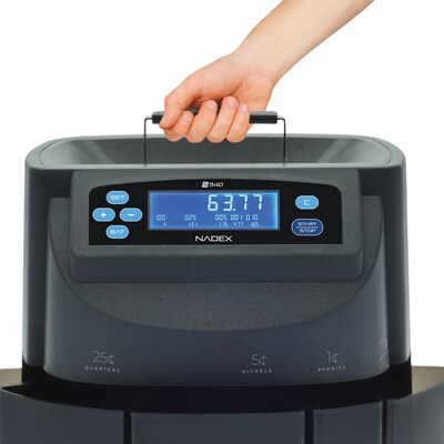 Nadex Coins S540 Coin Sorters, 5 Compartments, Black (NWHNCS81109)