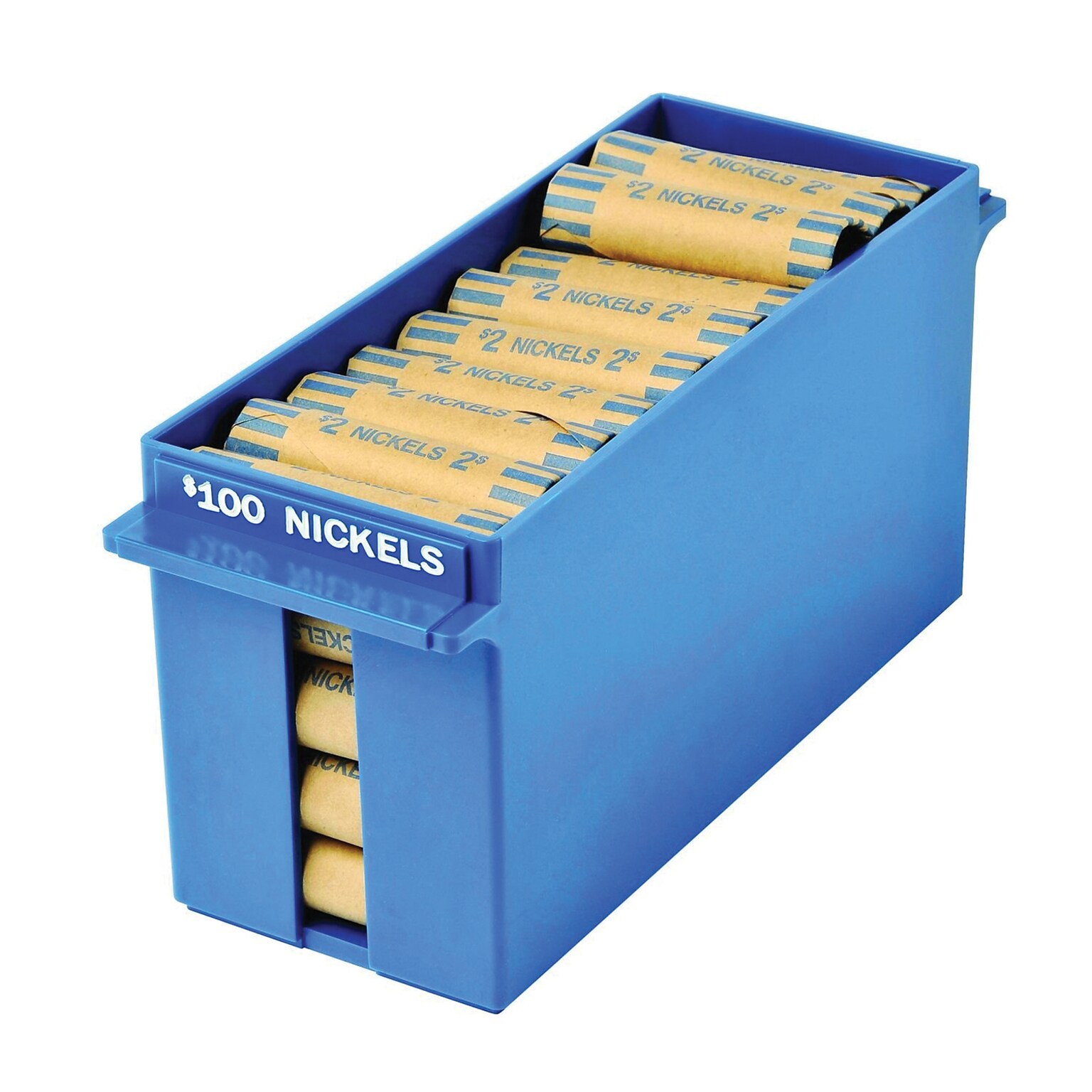 Nadex Coins Rolled Coin Storage Boxes and Trays, 8-Piece Set (NCS8-9999997685)