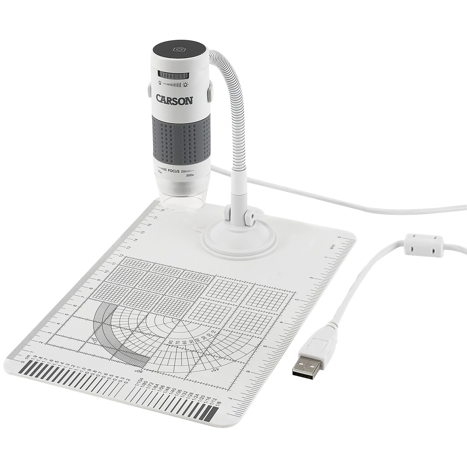 Carson Optical eFlex 75x–300x Digital Microscope, (MM-840)