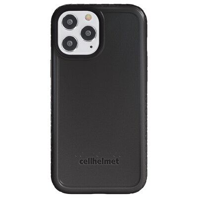 cellhelmet Fortitude Series for iPhone 12/12 Pro, Onyx Black (C-FORT-i6.1-2020-OB)