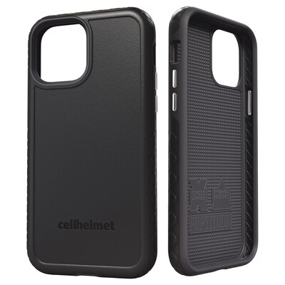 cellhelmet Fortitude Series for iPhone 12/12 Pro, Onyx Black (C-FORT-i6.1-2020-OB)