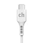 cellhelmet Charge and Sync USB-C to Lightning Round Cable, 10 Feet (CABLE-R-LIGHT-TYPE-C-10)