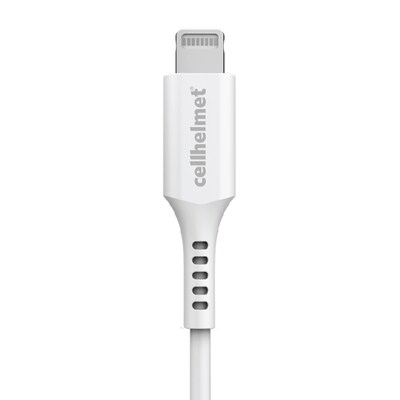 cellhelmet Charge and Sync USB-C to Lightning Round Cable, 10 Feet (CABLE-R-LIGHT-TYPE-C-10)