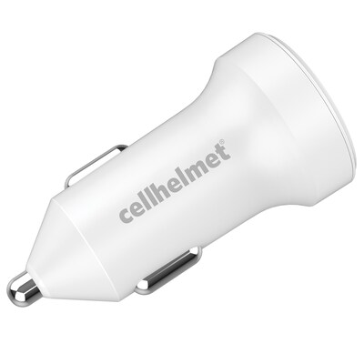 cellhelmet 20-Watt Single-USB Power Delivery Car Charger with USB-C to Lightning Round Cable, 3 Feet