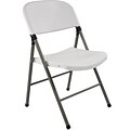 Advantage White Poly Folding Chair, Oversized (FCIM-WG)
