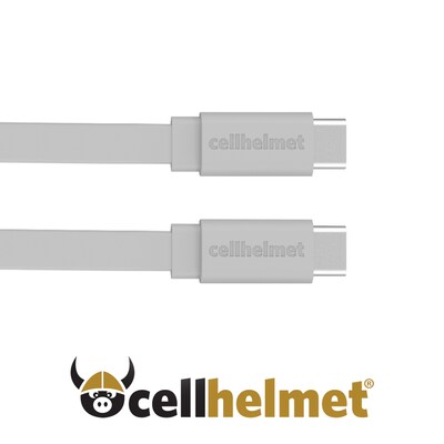 cellhelmet Charge and Sync USB-C to USB-C Cable, 3 Feet (CABLE-C-C-3-R-G)