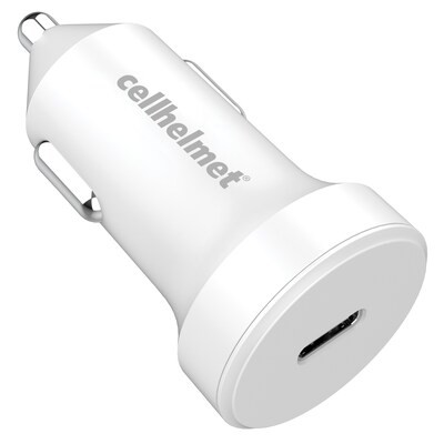 cellhelmet 20-Watt Single-USB Power Delivery Car Charger (CAR-PD-20W-W)