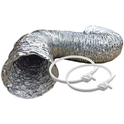 BuilderS Best 110673 4 X 8Ft Silverduct Dryer Transition Duct Kit (BDB110673DS)
