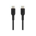 Belkin BOOST CHARGE 6.56 USB Type-C to Type-C Power Cable, Male to Male, Black (CAB004BT2MBK)