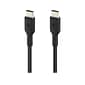 Belkin BOOST CHARGE 6.56' USB Type-C to Type-C Power Cable, Male to Male, Black (CAB004BT2MBK)
