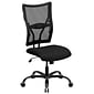 Flash Furniture HERCULES Series Armless Ergonomic Mesh Swivel Big & Tall Executive Office Chair, Black (WL5029SYG)