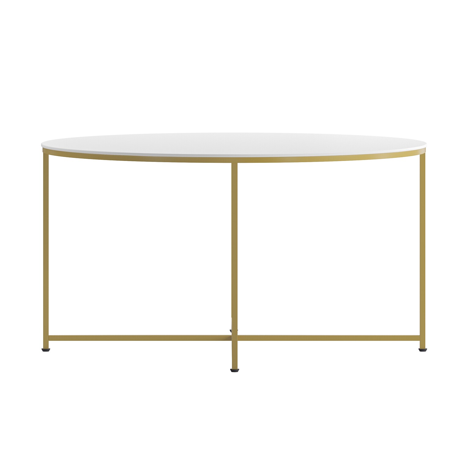 Flash Furniture Hampstead Collection Coffee Table, White (NANJH1787CT)