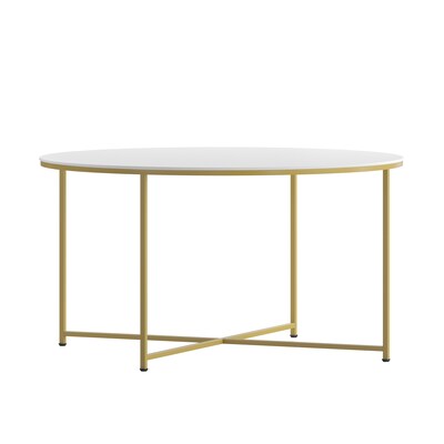 Flash Furniture Hampstead Collection Coffee Table, White (NANJH1787CT)