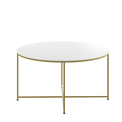 Flash Furniture Hampstead Collection Coffee Table, White (NANJH1787CT)