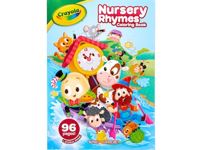 Crayola Nursery Rhymes Coloring Book, 96 Pages (04-1079)