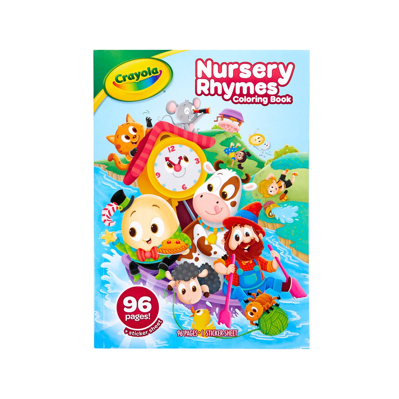 Crayola Nursery Rhymes Coloring Book, 96 Pages (04-1079)