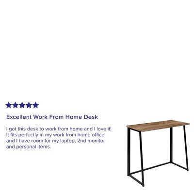 Flash Furniture Plastic Mobile Desk Chair, Dark Gray (YUYCX019DG)