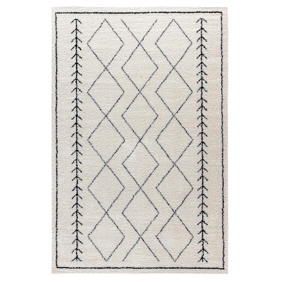 47 x 65 Ivory/Grey Polyester Rug