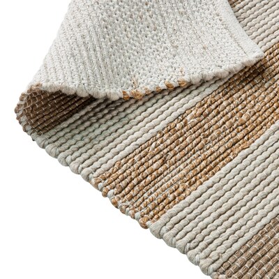 Flash Furniture Prima Collection Jute 48" Round Machine Braided Rug, Natural (RCJR20451248)