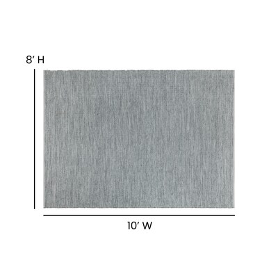 Flash Furniture Mariah Jute Blend 84" x 60" Rectangular Handwoven Rug, Natural (CI20935457)