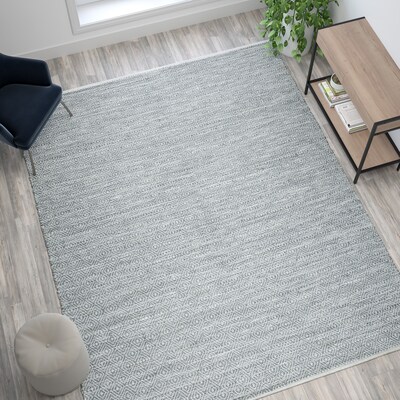 Flash Furniture Mariah Jute Blend 84" x 60" Rectangular Handwoven Rug, Natural (CI20935457)