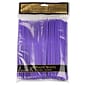 JAM PAPER Premium Utensils Party Pack, Plastic Knives, Bright Purple, 48 Disposable Knives/Pack