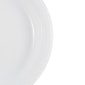 JAM PAPER Round Plastic Party Plates, Large, 10 1/4 inch, White, 20/Pack