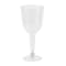 JAM PAPER Plastic Wine Glasses, 10 oz, Clear, 20 Glasses/Pack