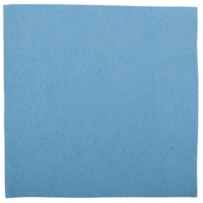 JAM PAPER Small Beverage Napkins, 5 x 5, Pastel Blue, 50/Pack