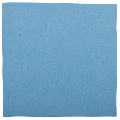 JAM PAPER Small Beverage Napkins, 5 x 5, Pastel Blue, 50/Pack