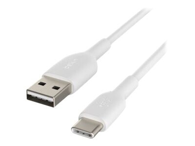 Belkin BOOST CHARGE 3.3' USB C to A Cable, White (CAB001BT1MWH)