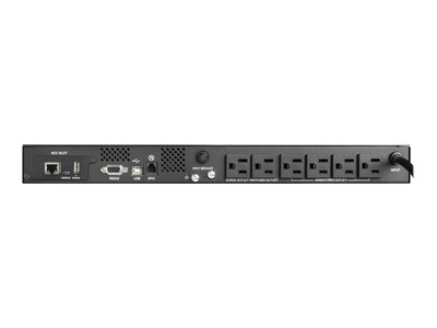 Tripp Lite SmartPro 500VA 1U UPS, 6-Outlet, Black (SMART500RT1UN)