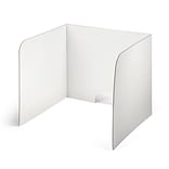 Classroom Products 24 Tall Computer Privacy Shield, White, 20/Box (2420 WH)
