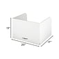 Classroom Products Foldable Cardboard Freestanding Privacy Shield, 13"H x 20"W, Kraft, 40/Box (1340 KR)