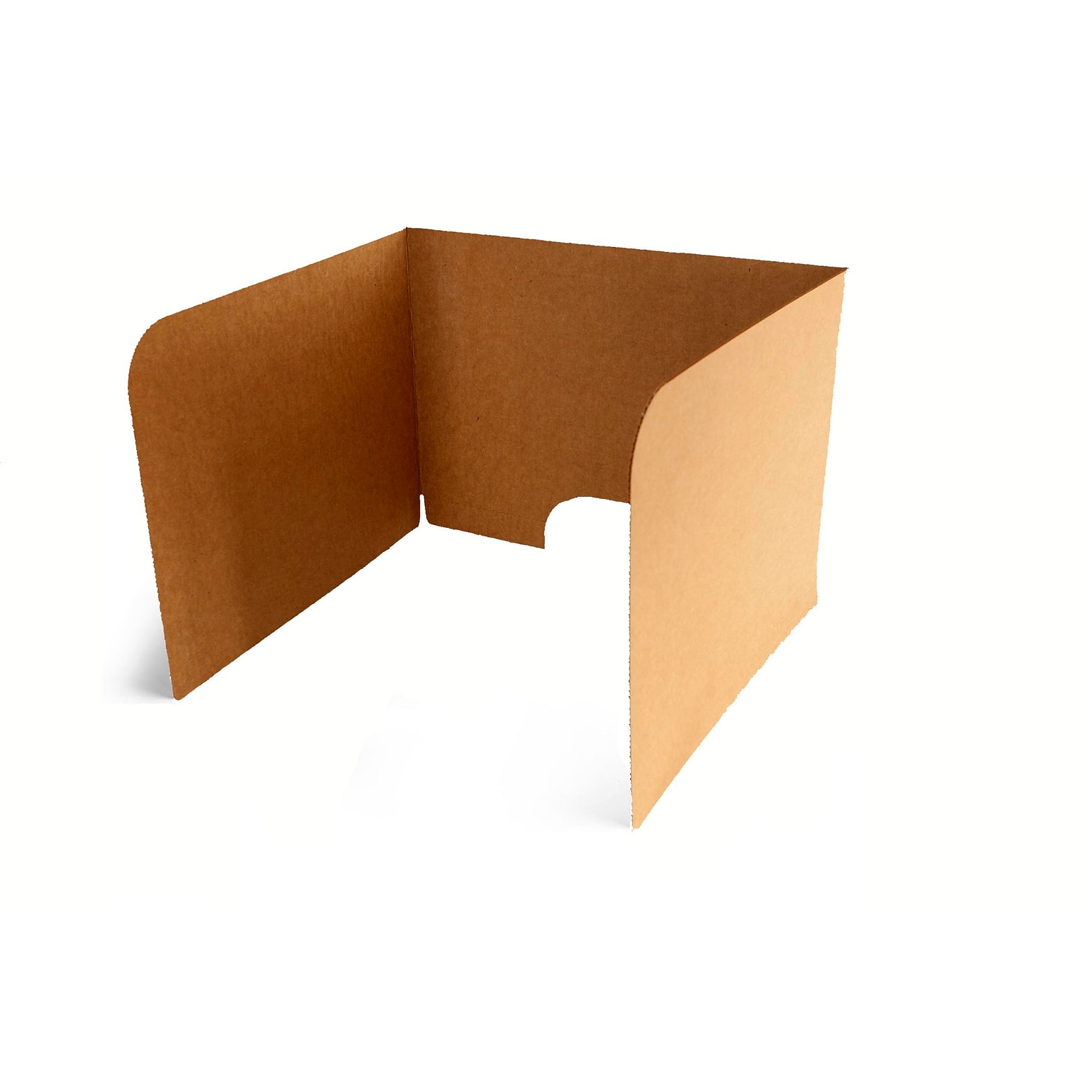 Classroom Products 19 Tall Computer Privacy Shield, Kraft, 10/Box (1910 KR)