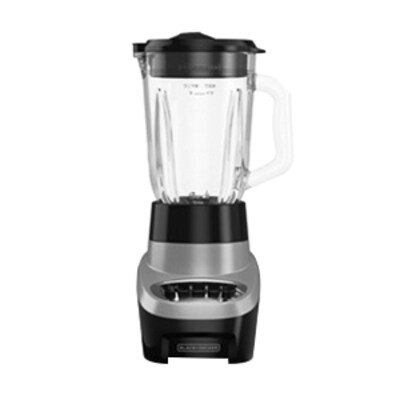 Black & Decker® PowerCrush 6-Cup Multi-Function Countertop Blender, White/Silver (BL1220SG)