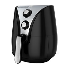 Black & Decker® 2 L Purifry Air Fryer, 1200 W, Black (HF110SBD)