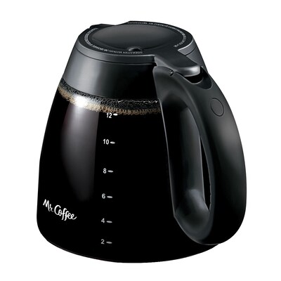 Mr. Coffee® 12-Cup Glass Carafe, Black (ISD13RB)