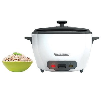 Black & Decker® 28-Cup Rice Cooker, White (RC5280)